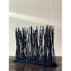 Vintage Boho Palecek Abstract Metal Sculpture