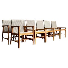 Vintage Boho Palecek “Delmar” Outdoor Dining Chairs - Set of 10