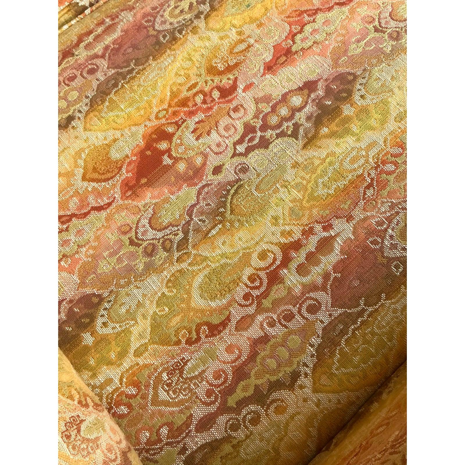 Vintage Boho Parsons Sectional Sofa In Good Condition For Sale In West Palm Beach, FL