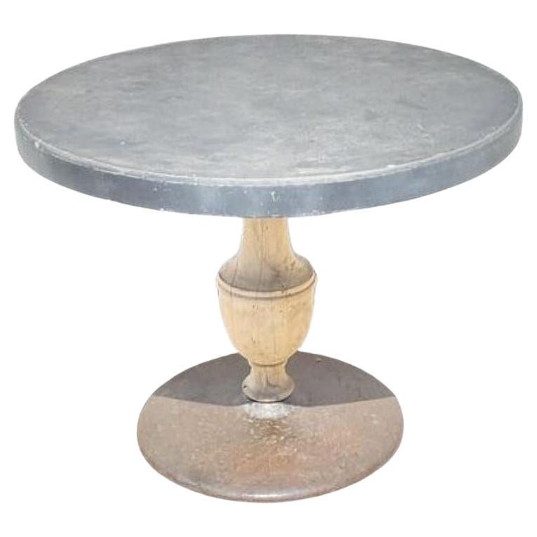 Vintage Boho Patinated Cafe Table