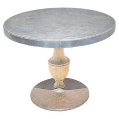 Vintage Boho Patinated Cafe Table