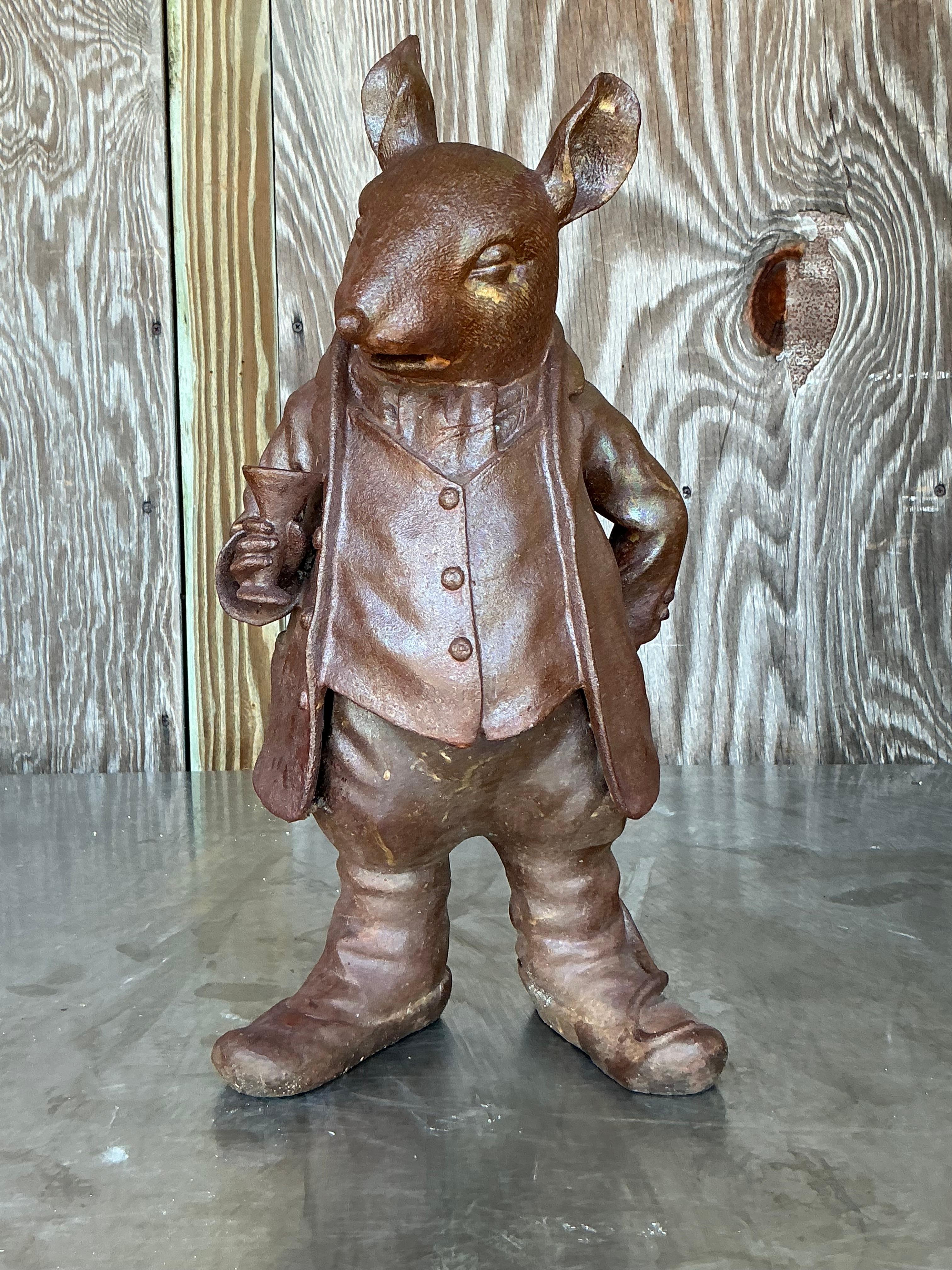Mouse vintage in ghisa patinata Boho in vendita 4