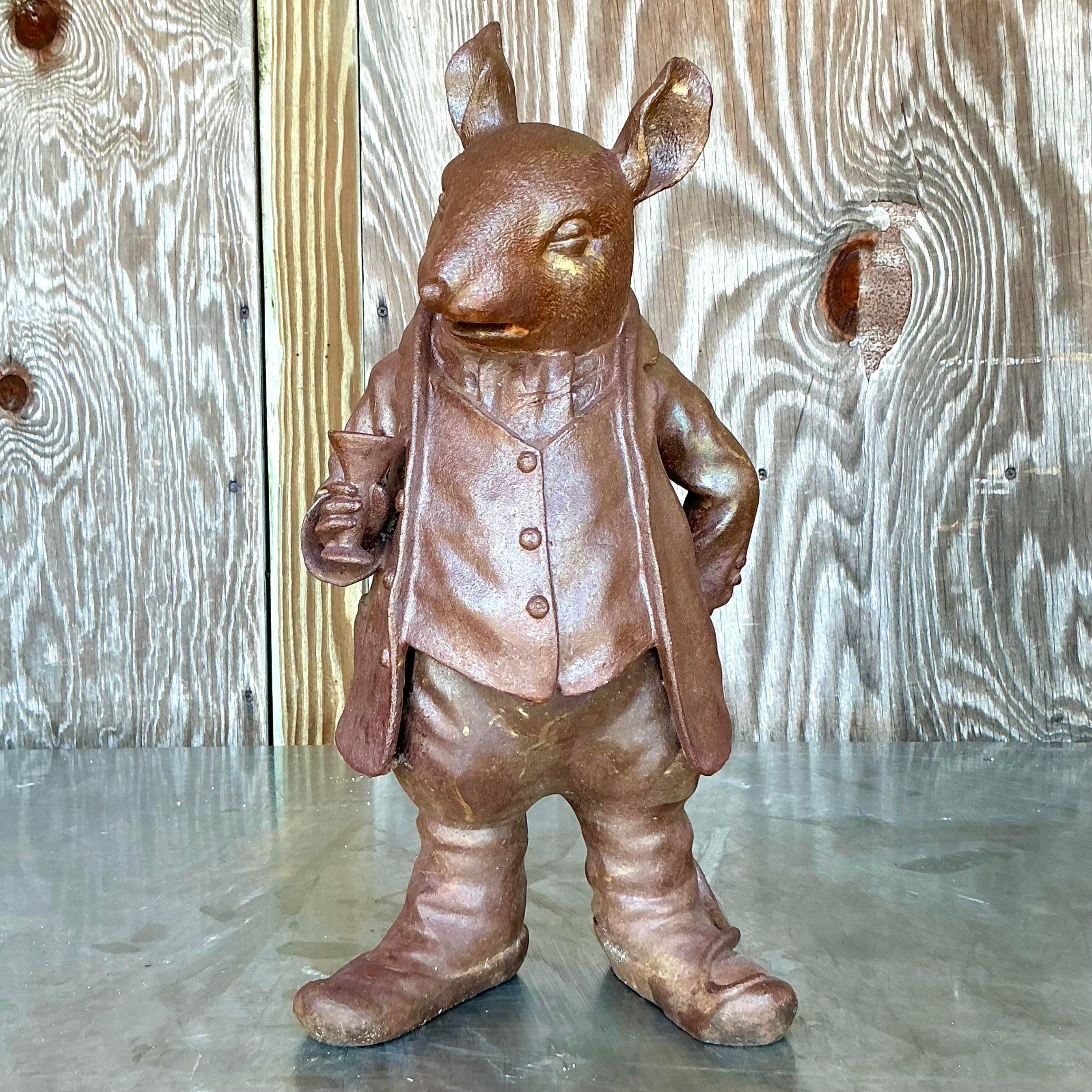 Mouse vintage in ghisa patinata Boho in vendita 1