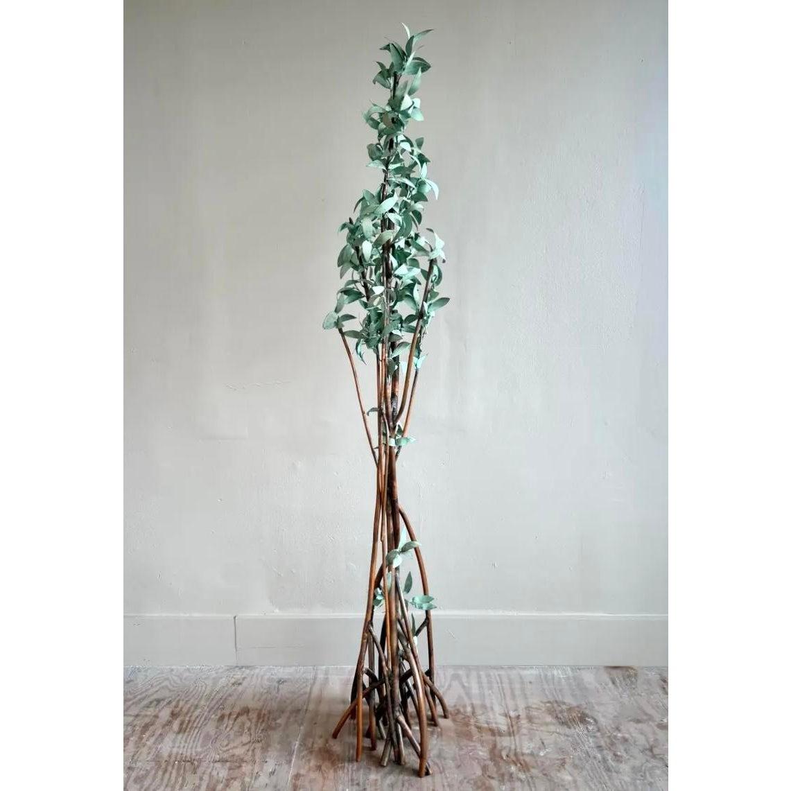 Americano Albero scultura in rame patinato Vintage By in vendita