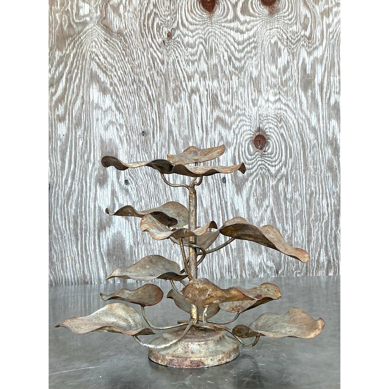 Albero di foglie patinate vintage Boho in vendita 1