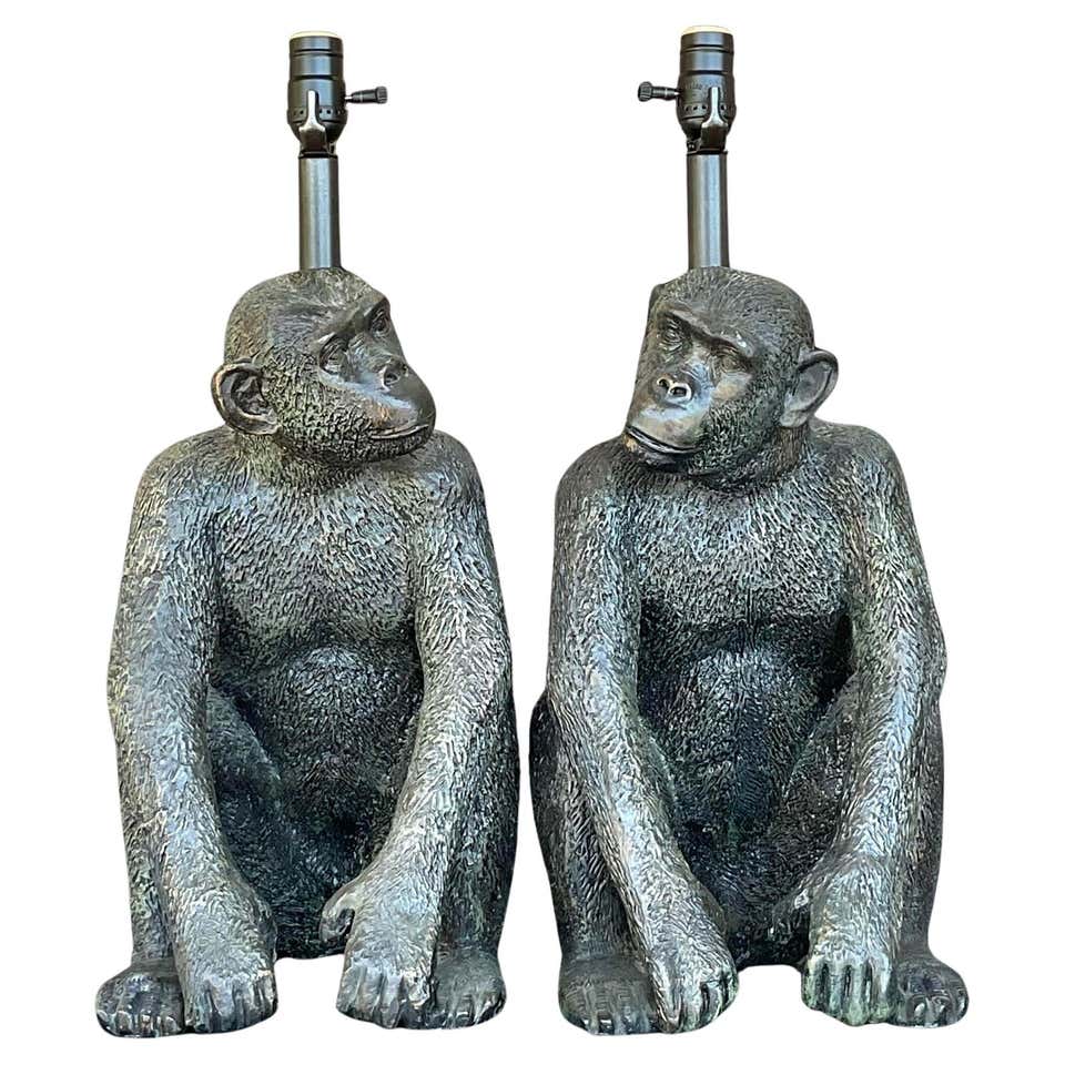 Monkey Table Lamps - 51 For Sale on 1stDibs | vintage monkey lamp ...