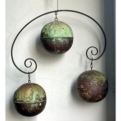 Vintage Boho Patinated Pawn Brokers Trade Sign