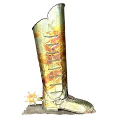 Bota Espuela Vintage Boho Patinada