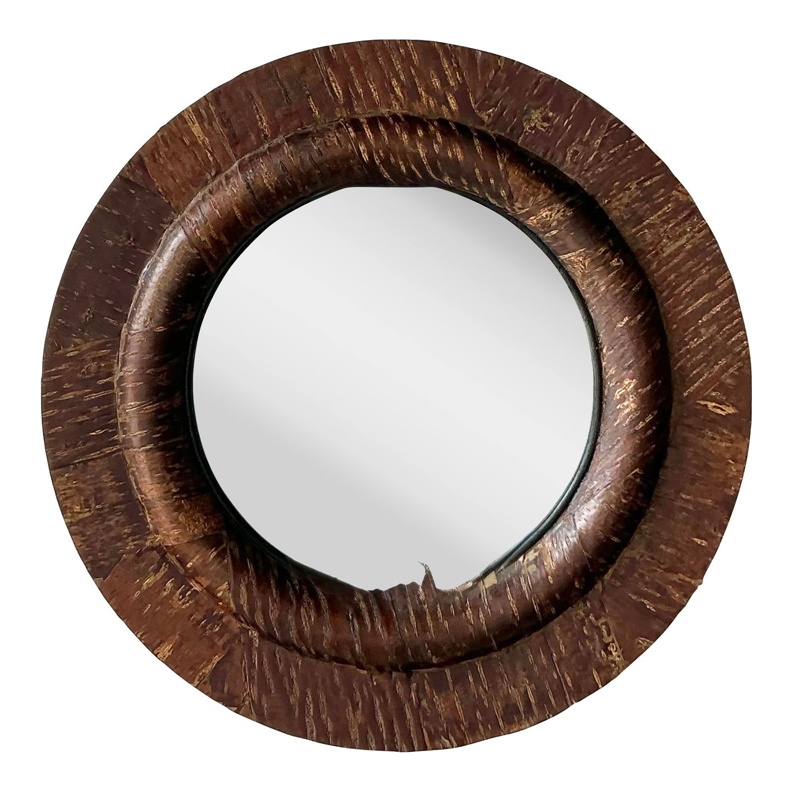 Espejo Vintage Boho de Madera Patinada en venta