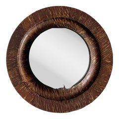 Espejo Vintage Boho de Madera Patinada