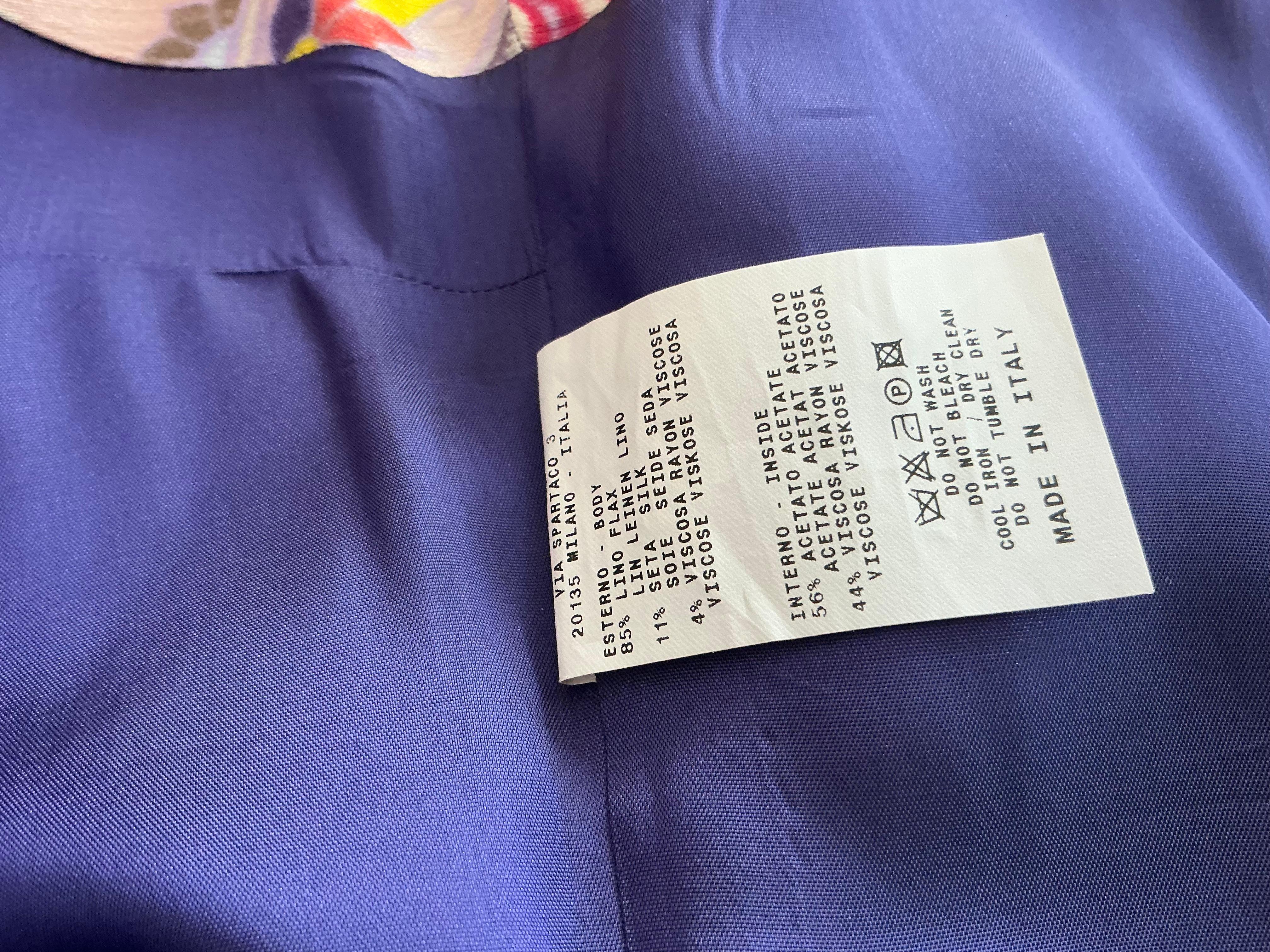Vintage Boho Patterned Etro Dress For Sale 1
