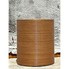 Vintage Boho Bleistift Reed Tisch Sockel