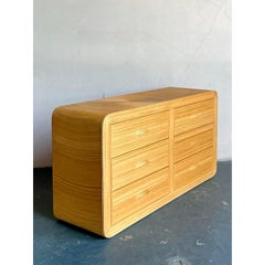 Vintage Boho Pencil Reed Waterfall Dresser