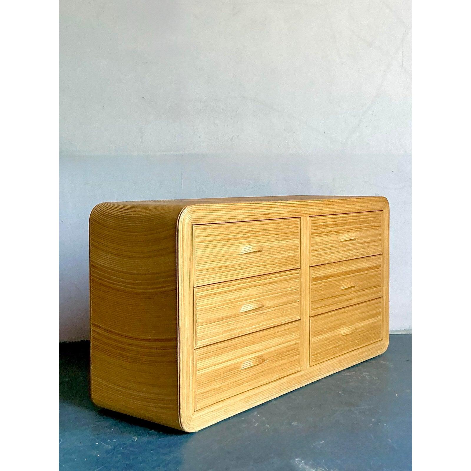 Filippino Cassettiera a cascata in stile boh�émien con canne a matita in vendita