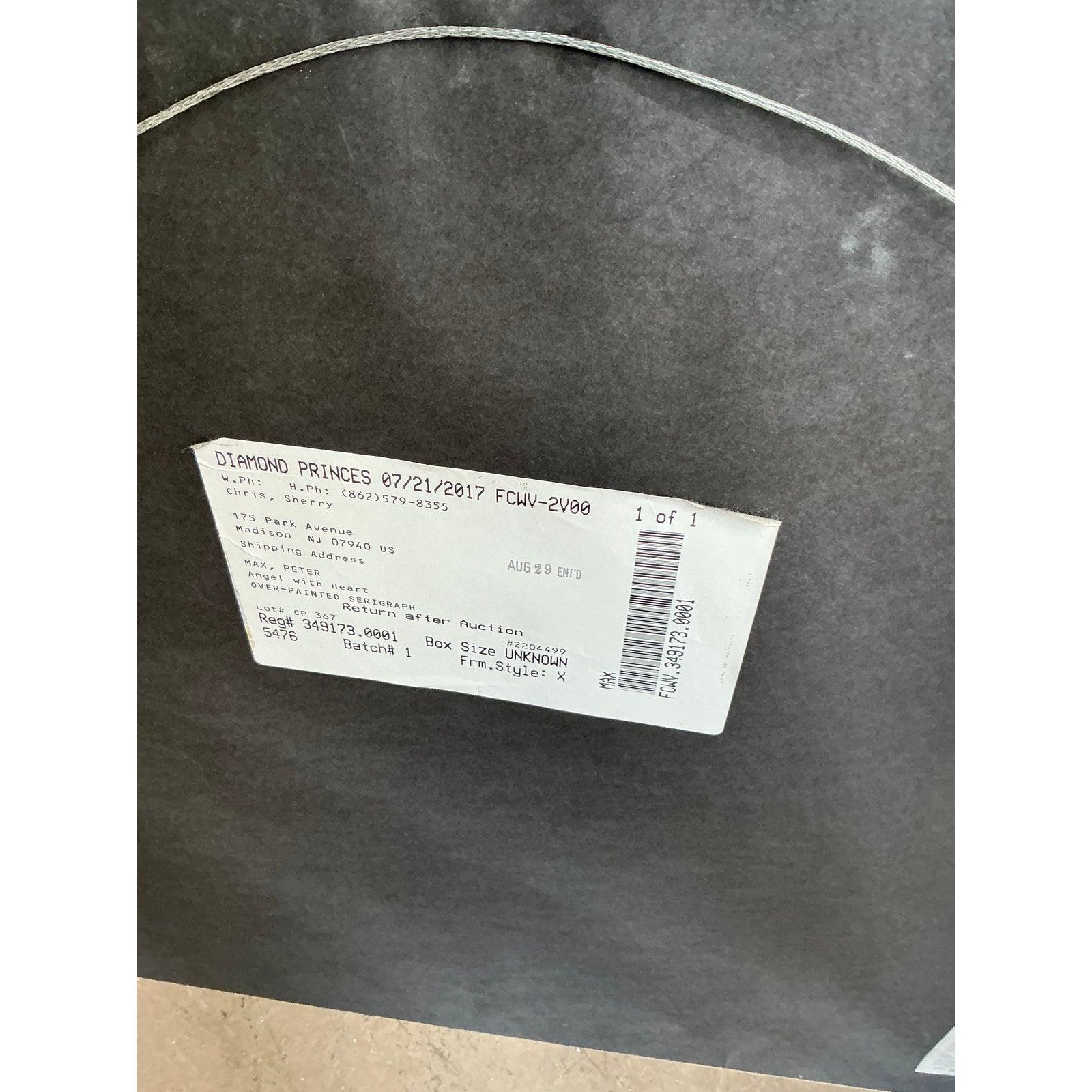 Vintage Boho Peter Max Hand gemalte Serigraphie (amerikanisch) im Angebot