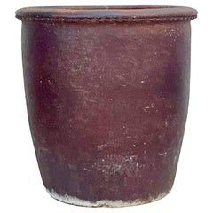 Vintage Boho Kuchen Kruste Keramik Pflanzer