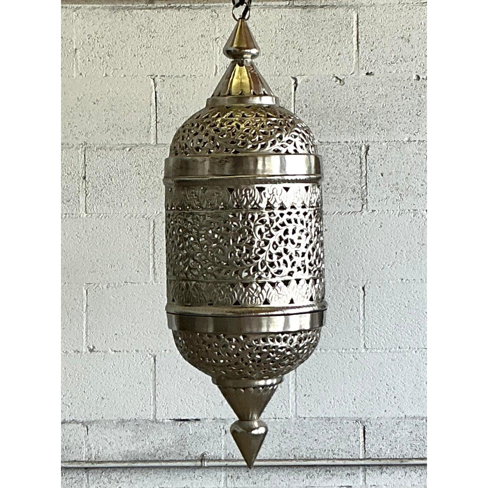 Rustico Lanterna marocchina in metallo traforato Vintage By in vendita