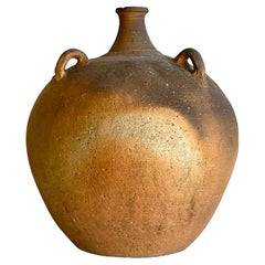Vintage Boho Pit Fired Urn