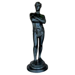 Vintage Boho Plaster Bust of Man