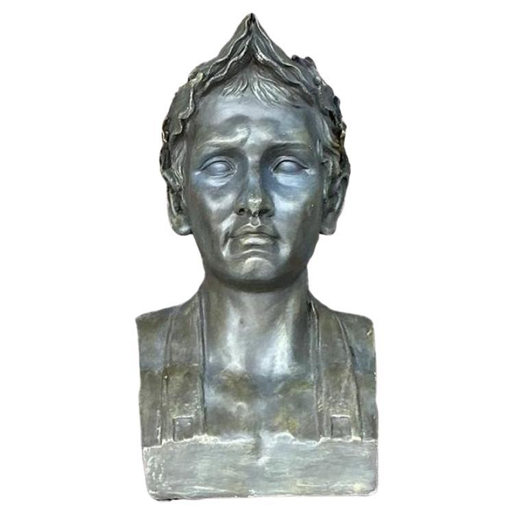 Busto in gesso vintage di uomo Boho in vendita