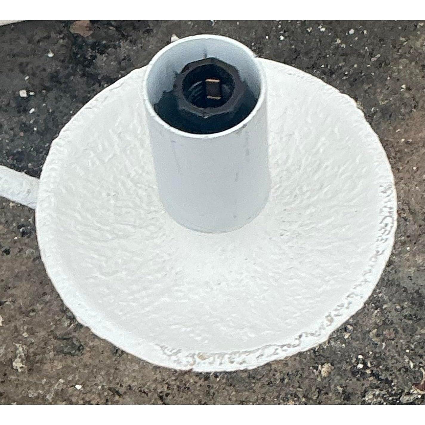 XXI secolo e contemporaneo Lampadario a tre livelli con finitura in gesso vintage Boho in vendita