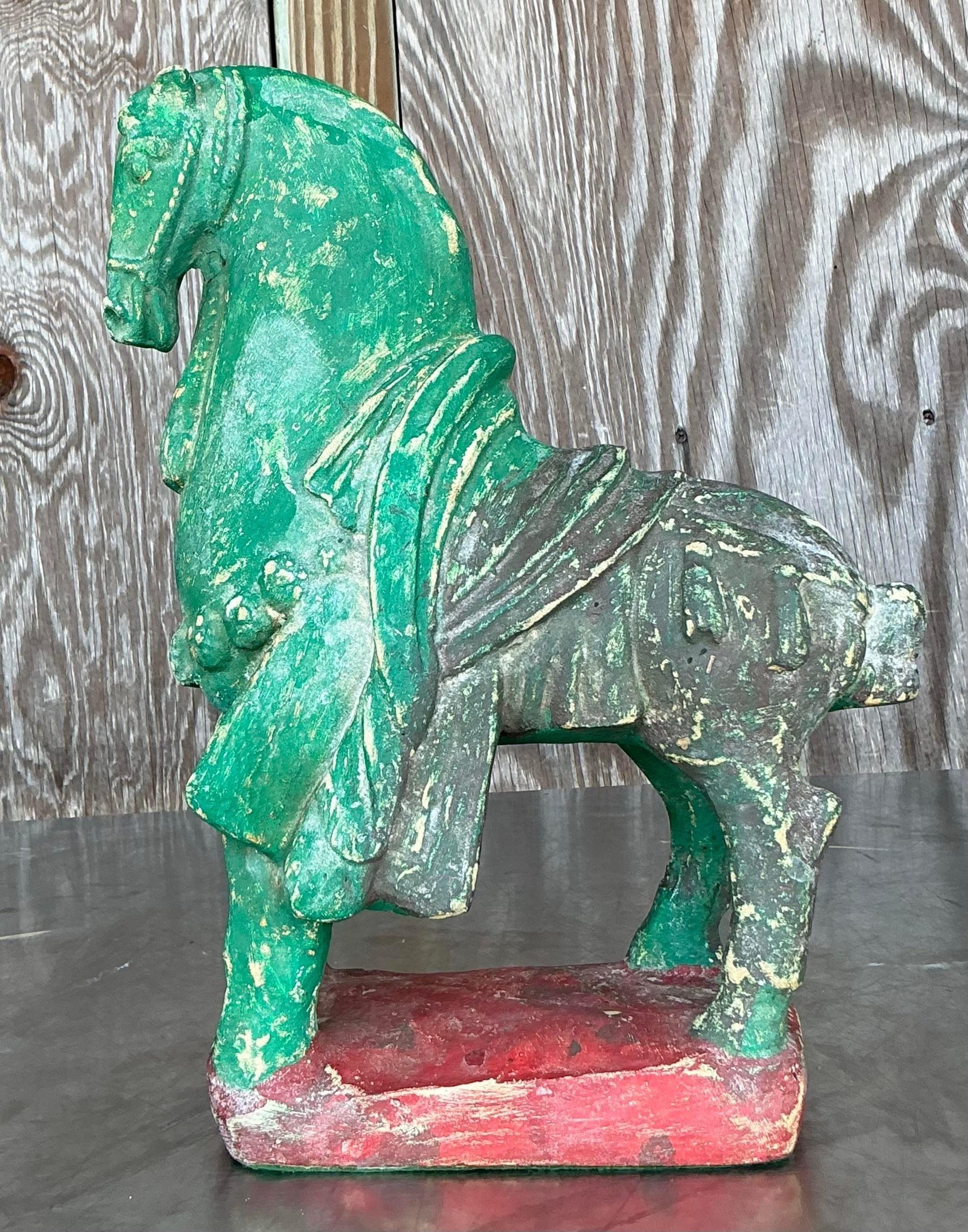 Caballo de escayola vintage boho en Bueno estado para la venta en west palm beach, FL