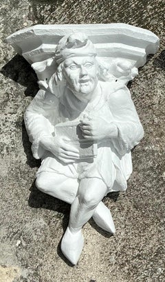 Vintage Boho Plaster Jester Klammern - ein Paar