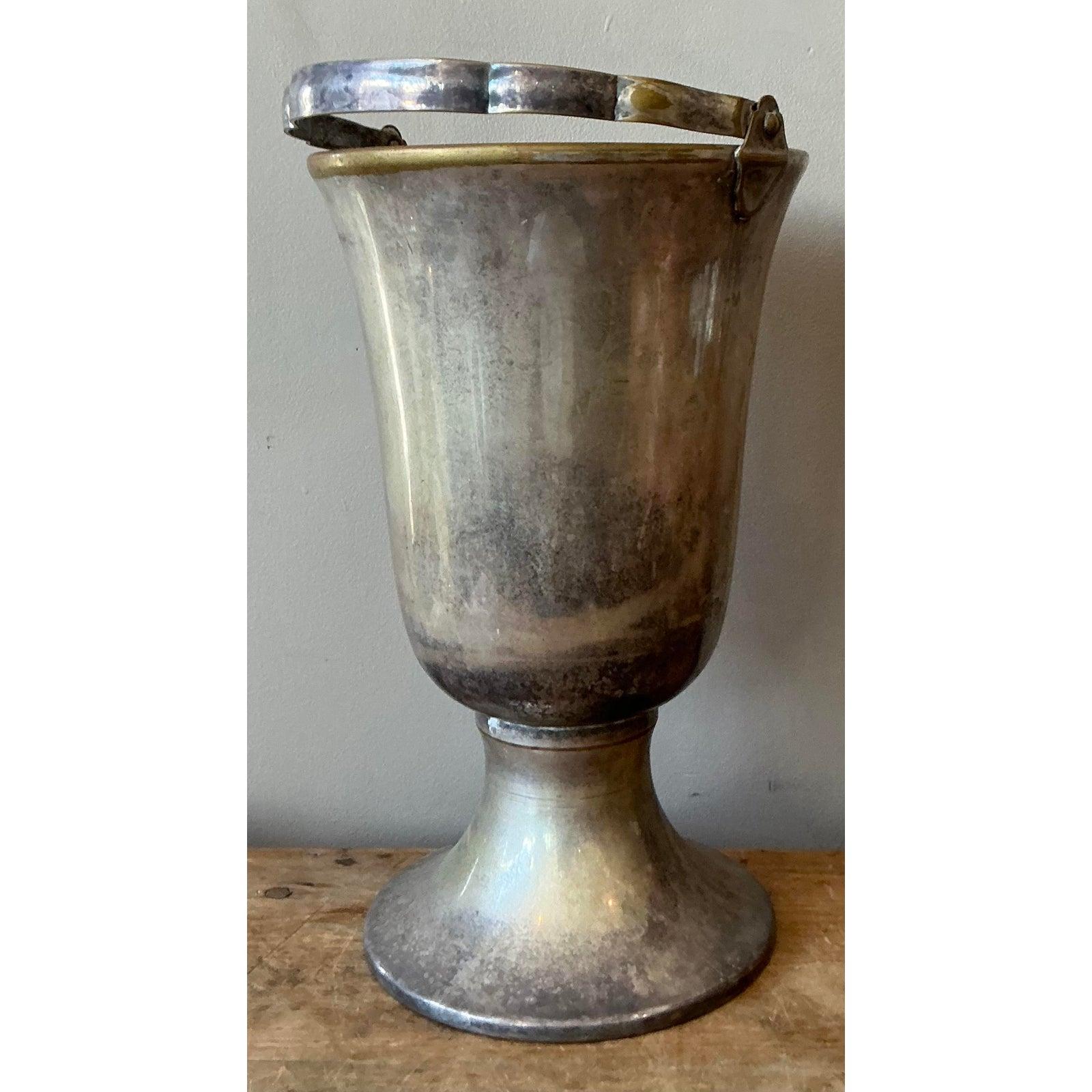 Vintage Boho Plate Champagne Bucket (20. Jahrhundert)