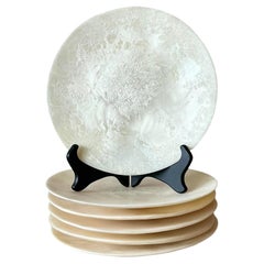 Vintage Boho Poured Resin Plates - Set of 6