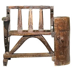 Vintage Boho Primitive Bench