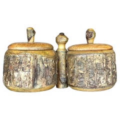 Bandeja Vintage Boho Primitiva para Condimentos