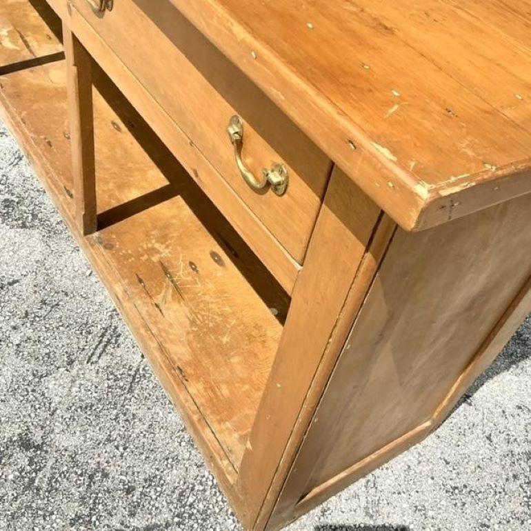 20ième siècle Crédence primitive boho vintage en vente