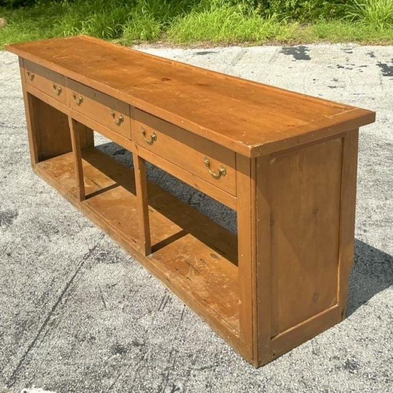 Crédence primitive boho vintage en vente 2