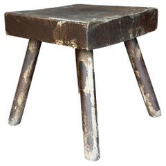 Antique Boho Primitive Milking Stool