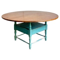 Vintage Boho Primitive Plank Farm Dining Table