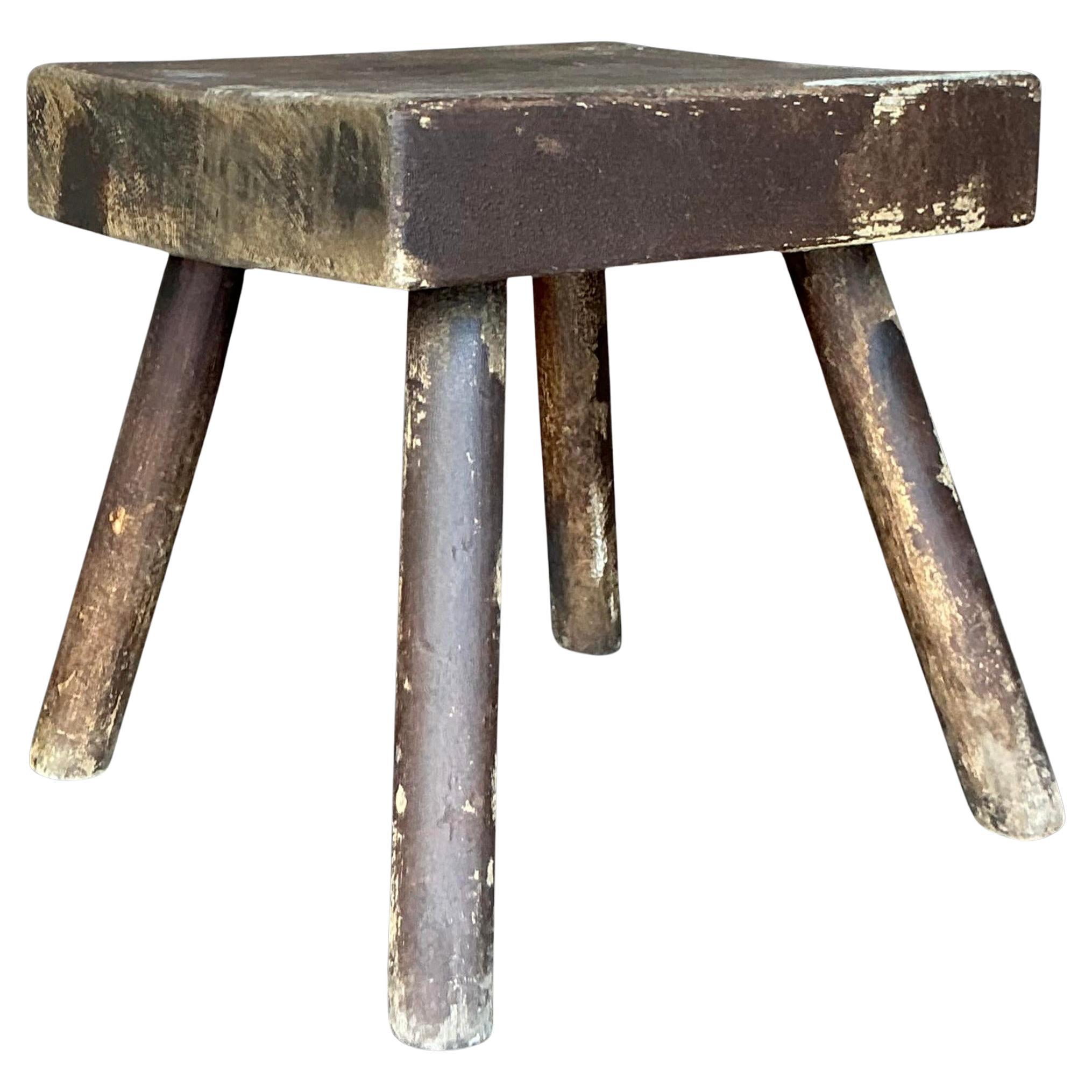 Taburete Vintage Boho Primitive
