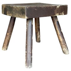 Antique Boho Primitive Stool