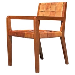 Vintage Boho Ralph Lauren Woven Leather Safari Chair