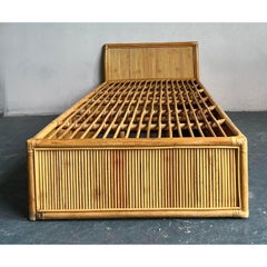 Lit de jour Vintage Boho en rotin