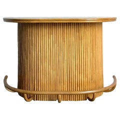 Vintage Boho Rattan Dry Bar