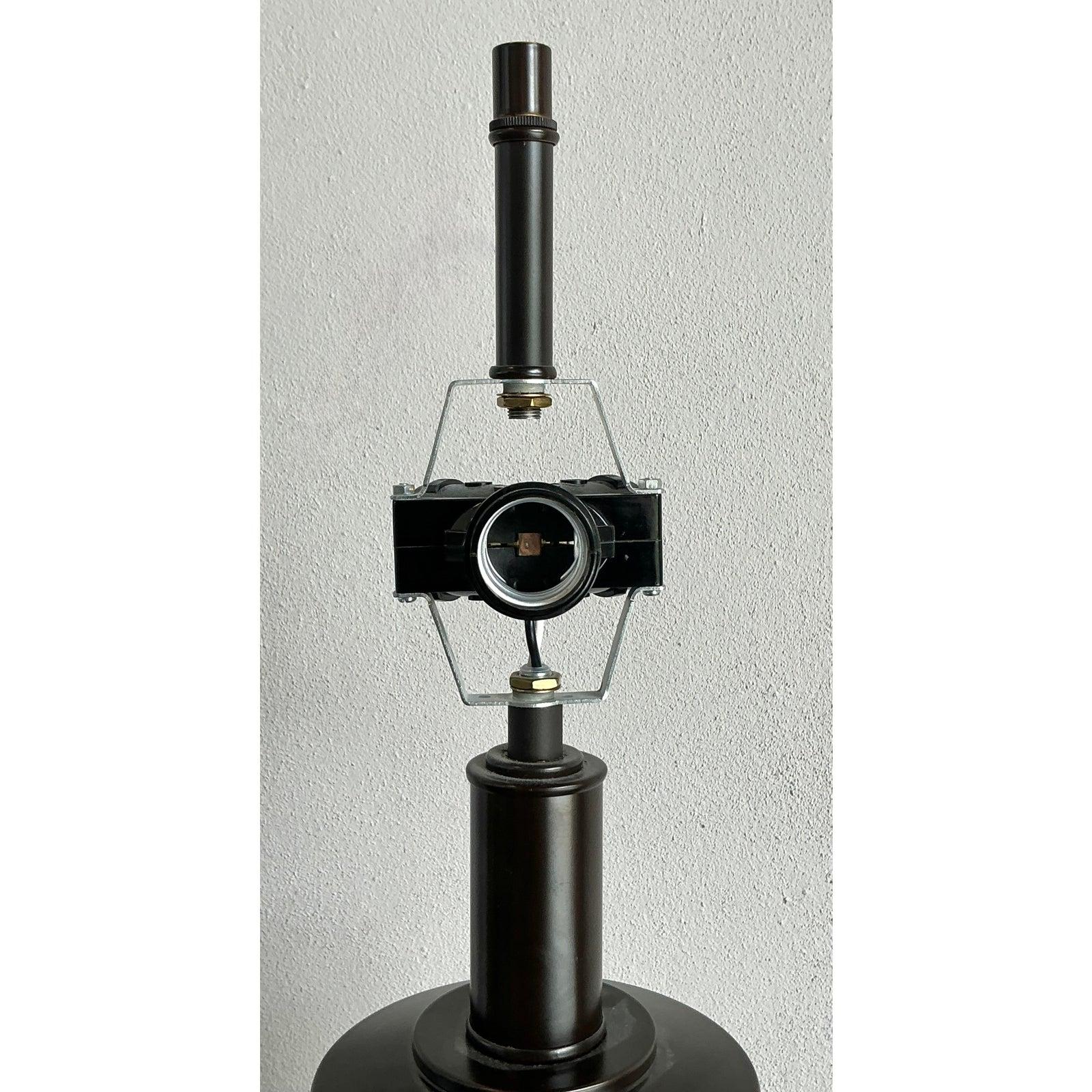Vintage Boho Ribbed Floor Lamp en vente 1