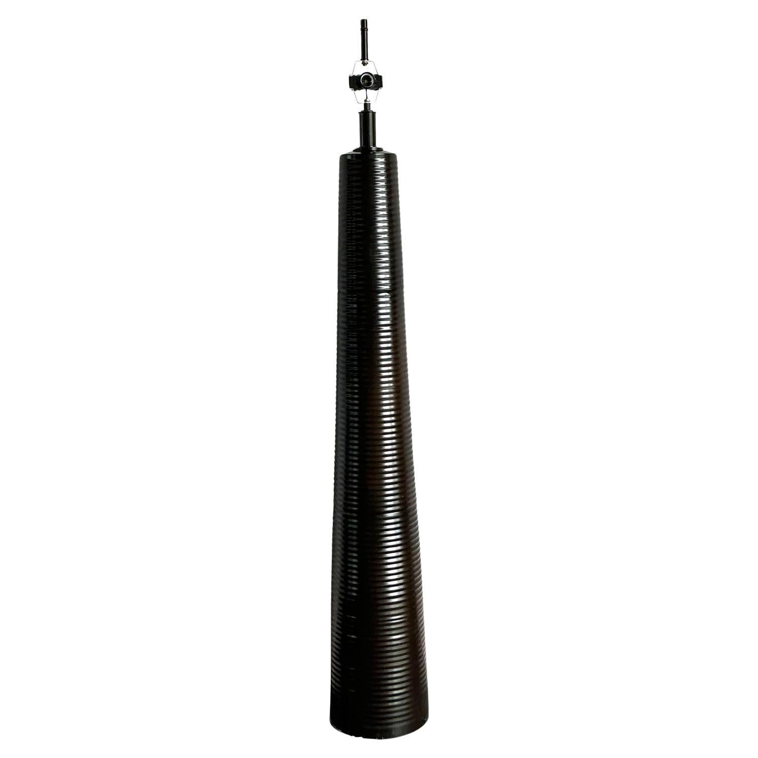 Vintage Boho Ribbed Floor Lamp