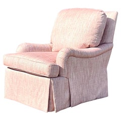 Vintage Boho Rolled Arm Lounge Chair