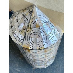 Vintage Boho Ron Seff Mother of Pearl Coffee Table