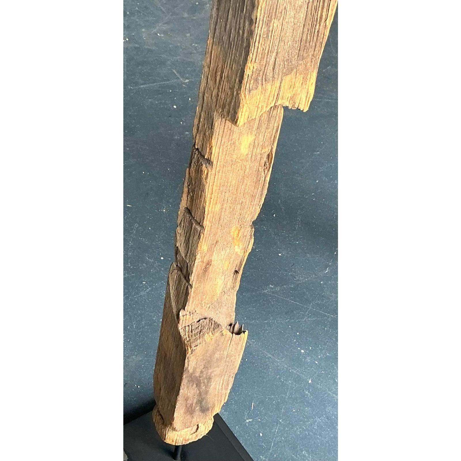 Americano Totem in legno rustico vintage Boho in vendita