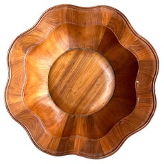 Bol en bois festonné Vintage Boho