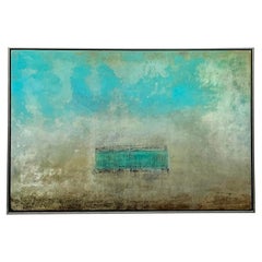 Vintage Boho Scott Upton Abstracto sobre lienzo