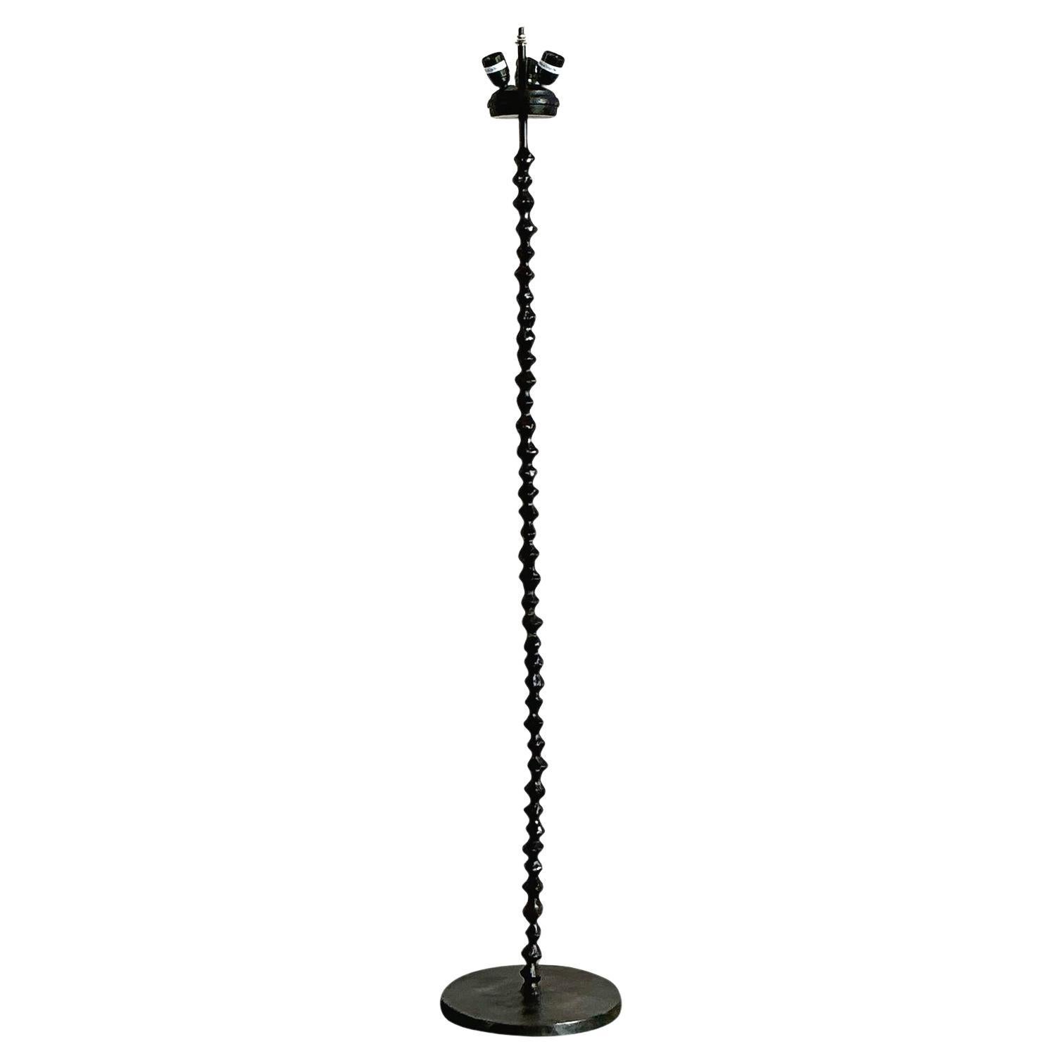 Vintage Boho Sculpted Floor Lamp After Giacometti en vente