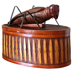 Vintage Boho Shanghai Weave Bug Box