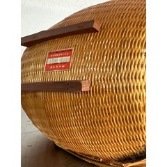 Vintage Boho Shanghai Weave Duck Basket